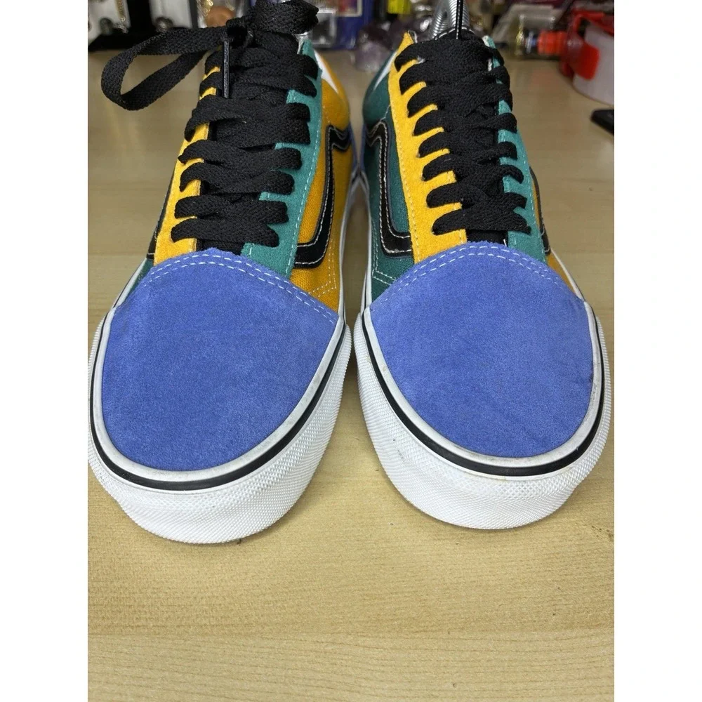 Vans Men-Women Yacht Club Old Skool Sneakers Multi Color Men's Size 7 Women 8.5